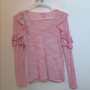 Lilly Pulitzer pink sweater size XS